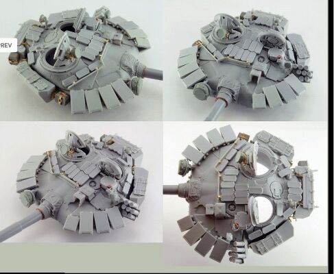 T-72Б м1989р (БМ) Башта детальное изображение Наборы деталировки Афтермаркет