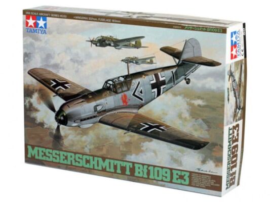 Scale model 1/48 Aircraft Messerschmitt BF109 E-3 Tamiya 61050 детальное изображение Самолеты 1/48 Самолеты