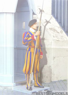 Швейцарський гвардієць варти Ватикану детальное изображение Фигуры 1/16 Фигуры