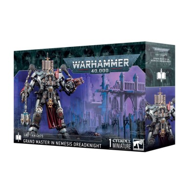 Игровой набор Warhammer 40000 - GREY KNIGHTS - GRAND MASTER IN NEMESIS DREADKNIGHT детальное изображение Серые Рыцари Космические Десантники