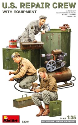 Збірна модель 1/35 Фігури Ремонтна бригада США з обладнанням MiniArt 53004 детальное изображение Фигуры 1/35 Фигуры