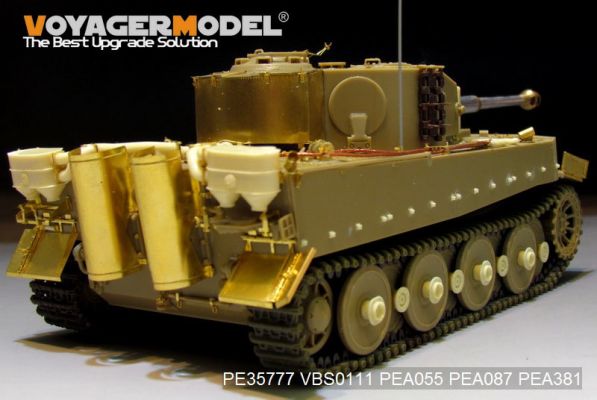 WWII German Tiger I MID Production（early ver.） Basic(For TAMIYA 35194 35202 /ACADMY 1387 13287) детальное изображение Фототравление Афтермаркет