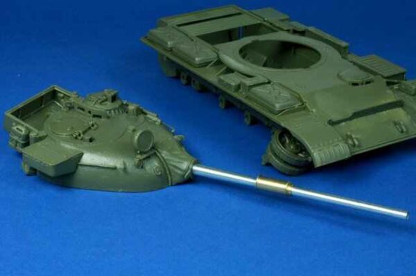 Металевий ствол 105мм M68 для танка Ti-67 Tiran в масштабі 1/35 детальное изображение Металлические стволы Афтермаркет