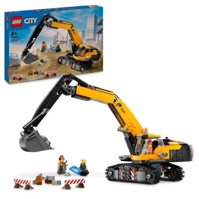 LEGO City Yellow Construction Excavator 60420 детальное изображение City Lego
