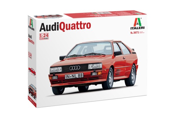 Збірна модель 1/24 Автомобіль Audi Quattro Italeri 3671 детальное изображение Автомобили 1/24 Автомобили