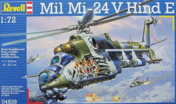 Mil Mi-24 Hind D/E детальное изображение Вертолеты 1/72 Вертолеты