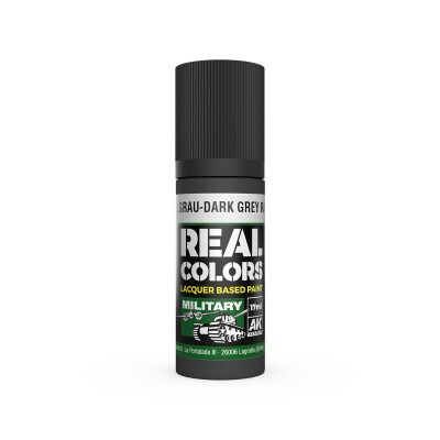 Акрилова фарба на основі Dunkelgrau-Dark Grey RAL 7021 АК-interactive RC856 детальное изображение Real Colors Краски