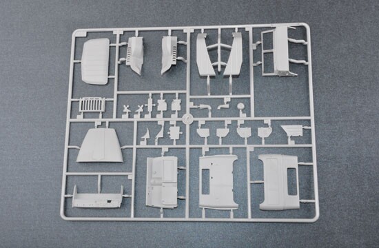 Scale model 1/35 BM-21 Grad Hail MRL (late version) Trumpeter 01014 детальное изображение Реактивная система залпового огня Военная техника