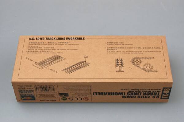 Track set 1/35 for American light tank M41/42 USA T91E3 Trumpeter 02038 детальное изображение Траки Афтермаркет