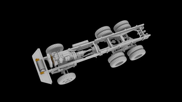 Збірна модель вантажного автомобіля Diamond T 968 з кулеметом М2 детальное изображение Автомобили 1/72 Автомобили