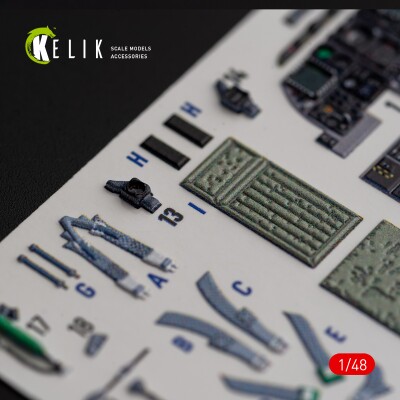 A-10C &quot;Thunderbolt II&quot; 3D decal interior for Italeri 1/48 KELIK K48018 детальное изображение 3D Декали Афтермаркет