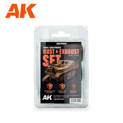 Rust &amp; exhaust set– enamel liquid  pigment  Комплект іржі та вихлопу – рідкий пігмент детальное изображение Наборы weathering Weathering