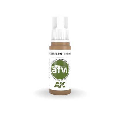 Acrylic paint RAL 8031 F9 SANDBRAUN / Sand brown – AFV AK-interactive AK11326 детальное изображение AFV Series AK 3rd Generation