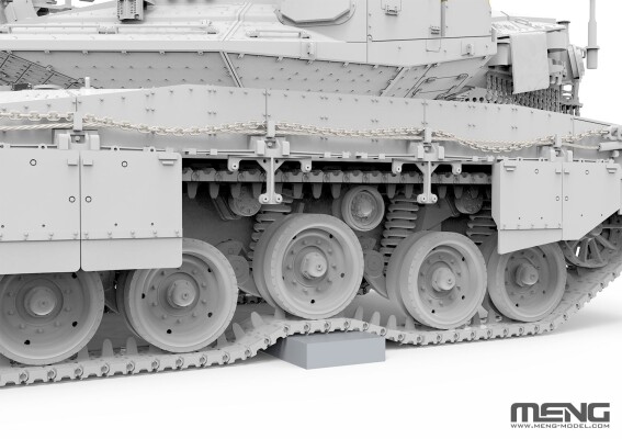 Збірна модель 1/35 Танк Меркава Mk.4M з решітчастою бронею на даху Meng TS-056 детальное изображение Бронетехника 1/35 Бронетехника