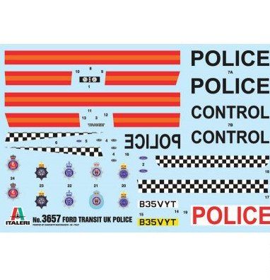 FORD TRANSIT UK POLICE детальное изображение Автомобили 1/24 Автомобили
