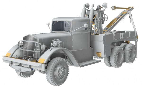 Збірна модель 1/35 Американський важкий евакуатор Ward LaFrance M1000 (серія 3) Thunder Model 35011 детальное изображение Автомобили 1/35 Автомобили
