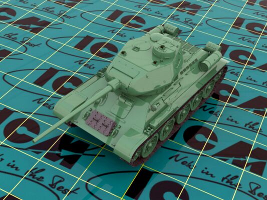 Scale model 1/35 tank T-34-85 ICM 35367 детальное изображение Бронетехника 1/35 Бронетехника