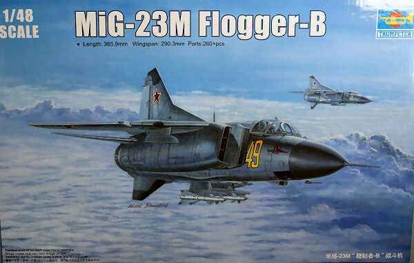 Scale model 1/48 MiG-23M Flogger-B Trumpeter 02853 детальное изображение Самолеты 1/48 Самолеты