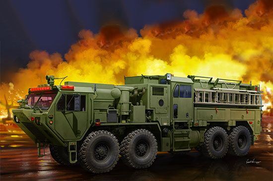 Scale model 1/35 M1142 Tactical Fire Fighting Truck  (TFFT) Trumpeter 01067 детальное изображение Автомобили 1/35 Автомобили