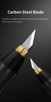 Цанговый модельный нож с комплектом лезвий из 20 штук DSPIAE PT-DK детальное изображение Модельные ножи Инструменты