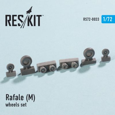 Rafale (M)  wheels set (1/72) детальное изображение Смоляные колёса Афтермаркет