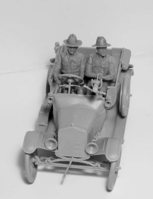 Model T 1917 LCP з кулеметом Vickers детальное изображение Автомобили 1/35 Автомобили