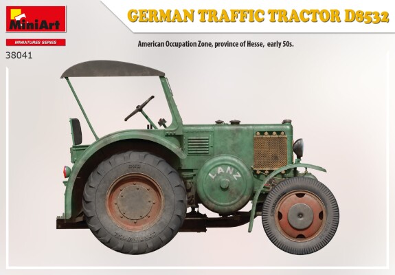 Сборная модель 1/35 Немецкий трактор Д8532 Миниарт 38041 детальное изображение Автомобили 1/35 Автомобили