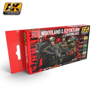 WOODLAND AND FLECKTARN CAMOUFLAGES детальное изображение Наборы красок Краски