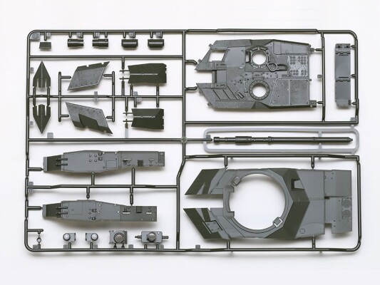 Збірна модель 1/35 Танк Leopard 2 А7В Tamiya 35387 детальное изображение Бронетехника 1/35 Бронетехника