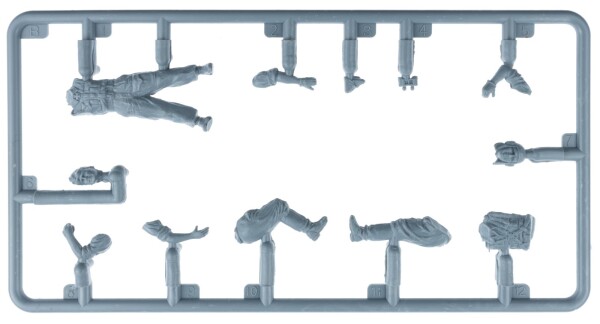 Збірна модель 1/48 Фігури Німецькі та румунські пілоти з наземним персоналом MiniArt 49024 детальное изображение Фигуры 1/48 Фигуры