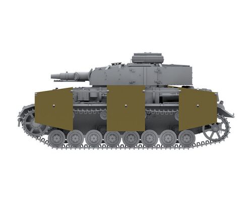 Збірна модель 1/35 Німецький танк Панцир IV F1 VORPANZER SCHUZEN 3 IN 1 Border Model BT-003 детальное изображение Бронетехника 1/35 Бронетехника