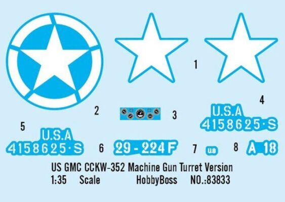 US GMC CCKW-352 Machine Gun Turret Version детальное изображение Автомобили 1/35 Автомобили