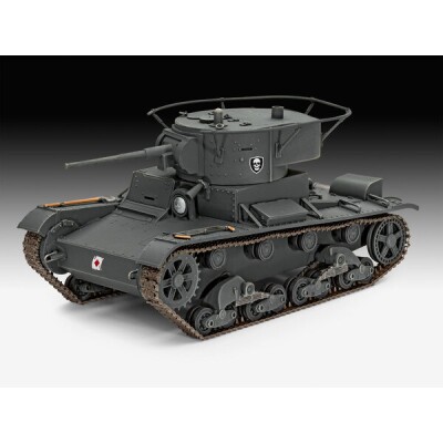Сборная модель 1/35 World of Tanks T-26 Ревелл 03505 детальное изображение Бронетехника 1/35 Бронетехника