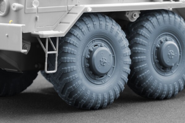 Набор колес для МАЗ 537 I-170 от Trumpeter ScaleX WM 35027 детальное изображение Колёса Афтермаркет