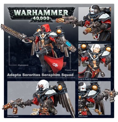 ADEPTA SORORITAS: SERAPHIM SQUAD детальное изображение Адепта Сороритас Армии Империума