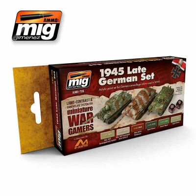 WARGAME 1945 LATE GERMAN SET детальное изображение Наборы красок Краски