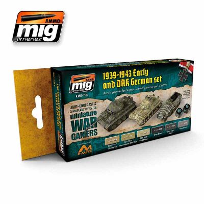 WARGAME EARLY AND DAK GERMAN SET детальное изображение Наборы красок Краски