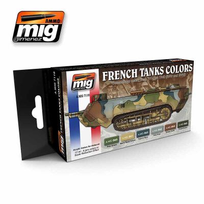 I WW &amp; II WW FRENCH CAMOUFLAGE COLORS детальное изображение Наборы красок Краски