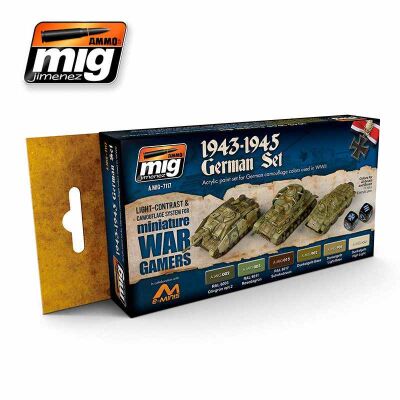 WARGAME 1943-1945  GERMAN SET детальное изображение Наборы красок Краски