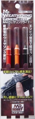 Mr. Weathering Liner RUST Color Set / Набор маслянных карандашей для везеринга (Ржавчина) детальное изображение Weathering Weathering