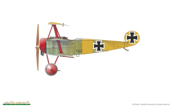 Збірна модель 1/72 Триплан Fokker Dr.I Eduard 7039 детальное изображение Самолеты 1/72 Самолеты