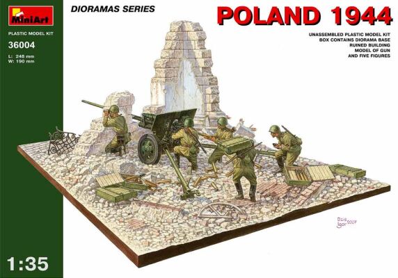 Польша 1944 детальное изображение Строения 1/35 Диорамы