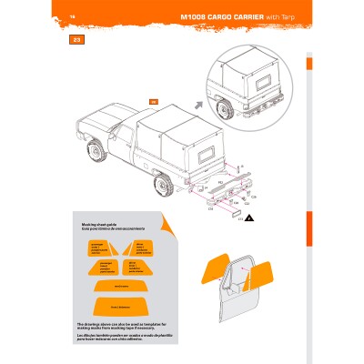 Збірна модель 1/35 Автомобіль M1008 із брезентом AK-interactive 35031 детальное изображение Автомобили 1/35 Автомобили