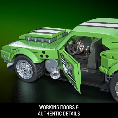 Коллекционная машинка-конструктор Hot Wheels Brick Shop Speed Custom ’68 Camaro (JFT16) детальное изображение Hot Wheels 