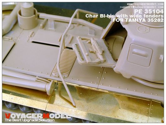 Photo Etched set for 1/35 Char BI-bis with wide fenders(For TAMIYA 35282)  детальное изображение Фототравление Афтермаркет