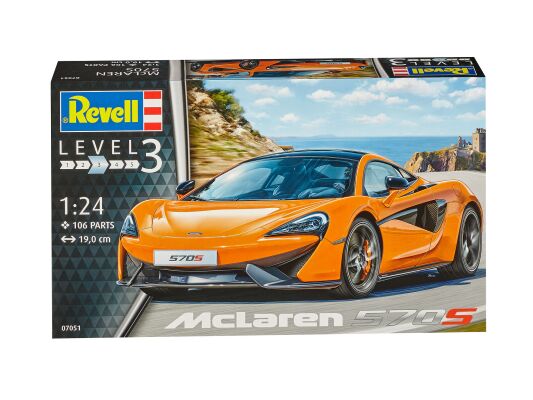 Суперкар McLaren 570S детальное изображение Автомобили 1/24 Автомобили