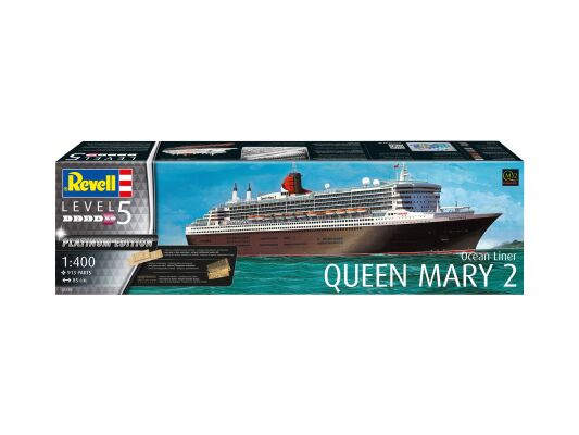 Королева Мері 2 ПЛАТИНОВЕ видання детальное изображение Гражданский флот Флот