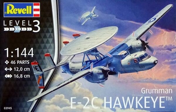 Палубный самолет E-2C Hawkeye детальное изображение Самолеты 1/144 Самолеты