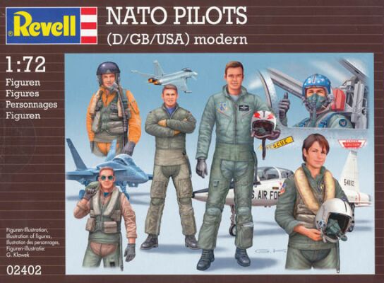 Боевые пилоты (Германия/Великобритания/США) детальное изображение Фигуры 1/72 Фигуры