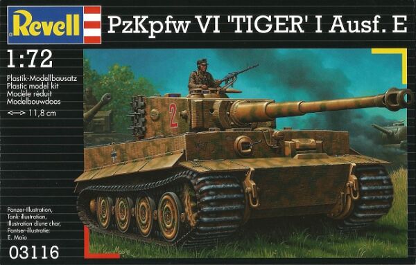 PzKpfw VI &quot;Tiger&quot; I Ausf.E  детальное изображение Бронетехника 1/72 Бронетехника